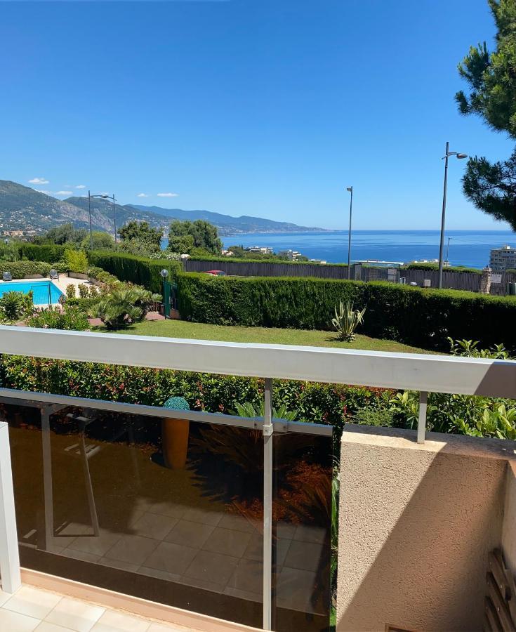 Superbe 2p Vue Mer, Ensoleillé, Piscine Roquebrune-Cap-Martin